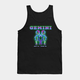 Gemini 9b Black Tank Top